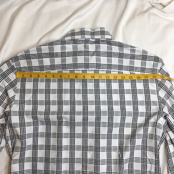 Taylorbyrd Men’s Plaid Shirt M/L Black White - Picture 5 of 8